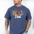 Wild Dad Zoo Born Two Be Wild B-Day Safari Jungle Animal Men's Comfort Colors T-Shirt Blue Jean