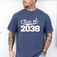 Women's Class Of 2038 Kid Adult Future Year Kindergarten Graduation Men's Comfort Colors T-Shirt Blue Jean