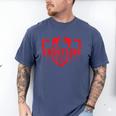 Wrestling Senior Night Wrestling Senior 2025 Graduation 11 Men's Comfort Colors T-Shirt Blue Jean