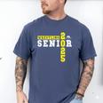 Wrestling Senior Night Wrestling Senior 2025 Graduation 22 Men's Comfort Colors T-Shirt Blue Jean