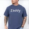 Zaddy Dad Men's Comfort Colors T-Shirt Blue Jean