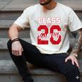 2 Sided Class Of 2026 Senior 2026 Graduation Men's Comfort Colors T-Shirt Ivory