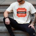 We Out 2018 Graduation Shirts Men's Comfort Colors T-Shirt Ivory
