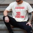 3D Printer Introvert 3D Printing Men's Comfort Colors T-Shirt Ivory 3D Printer Introvert 3D Printing Men's Comfort Colors T-Shirt Ivory