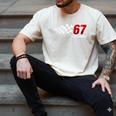 67 Pit Crew Six Seven Racing Birthday Race Car For Dad Mom Men's Comfort Colors T-Shirt Ivory