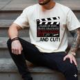 8th Grade Graduation 2026 Graduate Clapperboard Men's Comfort Colors T-Shirt Ivory