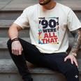 The 90s Were All That – Retro 1990s Nostalgia Tee Premium Tri-Blend Men's Comfort Colors T-Shirt Ivory