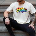 90s Retro Pop Art Rainbow Lips Nostalgia Costume 90s Men's Comfort Colors T-Shirt Ivory 90s Retro Pop Art Rainbow Lips Nostalgia Costume 90s Men's Comfort Colors T-Shirt Ivory