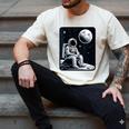 Aesthetic Spaceman Astronaut On The Moon Space Introvert Men's Comfort Colors T-Shirt Ivory