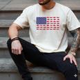 American Flag Fishing-Shirt Men Kids Bass Fish Dad Patriotic Men's Comfort Colors T-Shirt Ivory