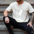 Antisocial Introvert Cat With Coffee On Computer Emo Goth Men's Comfort Colors T-Shirt Ivory