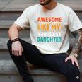 Awesome Like My Youngest Daughter Father’s Day Humor Dad Mom Men's Comfort Colors T-Shirt Ivory