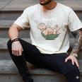 Awkward Turtle Upside Down Witty Comical Introvert Men's Comfort Colors T-Shirt Ivory