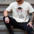 Bachelor Master Cats Graduation 2026 Graduate Men's Comfort Colors T-Shirt Ivory