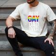 Best Gay Dad Ever LGBTQ Men's Comfort Colors T-Shirt Ivory Best Gay Dad Ever LGBTQ Men's Comfort Colors T-Shirt Ivory