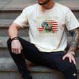 Best Shih Tzu Dad Ever Tshirt Dog Lover American Flag Men's Comfort Colors T-Shirt Ivory