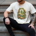 Book Dragon Reading Books Bookworm Fantasy Men's Comfort Colors T-Shirt Ivory