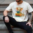 Book Lover Elephant Reading Books Library Read Books Be Kind Men's Comfort Colors T-Shirt Ivory