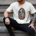Book Lover Skeleton Reading With Dia De Los Muertos Flowers Men's Comfort Colors T-Shirt Ivory Book Lover Skeleton Reading With Dia De Los Muertos Flowers Men's Comfort Colors T-Shirt Ivory