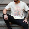 All Booked For Valentines Stacked Books Men's Comfort Colors T-Shirt Ivory