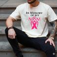 Breast Cancer Awareness Memory Mother Chemo Fighter Men's Comfort Colors T-Shirt Ivory Breast Cancer Awareness Memory Mother Chemo Fighter Men's Comfort Colors T-Shirt Ivory