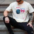 Burnouts Or Bows Your Dad Loves You Gender Reveal Men's Comfort Colors T-Shirt Ivory