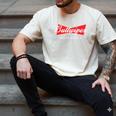 Buttwiper New Dad Beer Inspired Diaper Shower Men's Comfort Colors T-Shirt Ivory