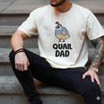 California Quail Bird Dad Quail Dad Men's Comfort Colors T-Shirt Ivory