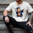 Capybara Graduation Dabbing Capy Wearing Graduate Gown Men's Comfort Colors T-Shirt Ivory