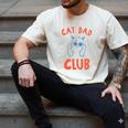 Cat Dad Club Life Is Better With Cats Retro Cat Dad Men's Comfort Colors T-Shirt Ivory