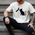 Cat Lover Cat Mom Cat Dad Men Women & Kids Cute Cat Men's Comfort Colors T-Shirt Ivory