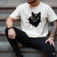 Cat Torn Cloth For Cat Lover Cat Dad Cat Mom Men's Comfort Colors T-Shirt Ivory