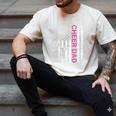 Cheer Dad Flag Pink Cheerleading Men's Comfort Colors T-Shirt Ivory