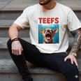 Chihuahua Teefs Top Teeth Chi Jowls Paws Dog Mom Dad Men's Comfort Colors T-Shirt Ivory
