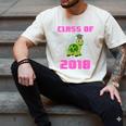 Class Of 2018 Turtle Shirt Graduation Kids Men's Comfort Colors T-Shirt Ivory