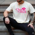 Class Of 2024 Pink For Girls And Women Graduation Men's Comfort Colors T-Shirt Ivory