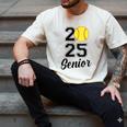 Class Of 2025 Softball Senior Graduation Graduate Women Men's Comfort Colors T-Shirt Ivory