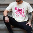 Class Of 2026 Senior Coquette Pink Bow Graduation Family Premium Tri-Blend Men's Comfort Colors T-Shirt Ivory