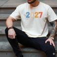 Class Of 2027 Graduate Shirts For Men Women Graduation Retro Men's Comfort Colors T-Shirt Ivory