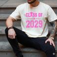 Class Of 2029 Pink Girls Shirt Graduation Men's Comfort Colors T-Shirt Ivory