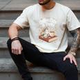 Coffee Cats & Books Cute Cat Book Lover Reading Men's Comfort Colors T-Shirt Ivory Coffee Cats & Books Cute Cat Book Lover Reading Men's Comfort Colors T-Shirt Ivory