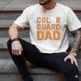 Color Guard Dad Flag Flipping Father Men's Comfort Colors T-Shirt Ivory
