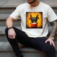 Colorful Sketch Oil Painting Of A Bat Reading Book Men's Comfort Colors T-Shirt Ivory