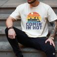 Comin In Hot Pontoon Boat Boating Lake For Dad Small Men's Comfort Colors T-Shirt Ivory
