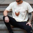 Cool Chicken Art For Men Women Dad Rooster Chicken Farmer Men's Comfort Colors T-Shirt Ivory