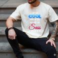 I Get My Cool From My Dad But I Get My Sass From My Mom Men's Comfort Colors T-Shirt Ivory