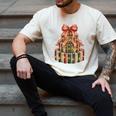 Coquette Christmas Book Tree Xmas Lights Librarian Teacher Men's Comfort Colors T-Shirt Ivory Coquette Christmas Book Tree Xmas Lights Librarian Teacher Men's Comfort Colors T-Shirt Ivory