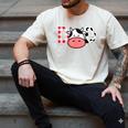 Cow Mom Or Dad Birthday Farm Birthday Party Men's Comfort Colors T-Shirt Ivory Cow Mom Or Dad Birthday Farm Birthday Party Men's Comfort Colors T-Shirt Ivory