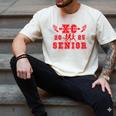 Cross Country Senior Night Senior 2025 Graduation Party 5 Men's Comfort Colors T-Shirt Ivory