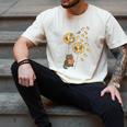 Cute Reading Cat With Kitten Dandelion Flowers Book Lover Men's Comfort Colors T-Shirt Ivory